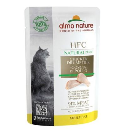 Almo Nature - Sachet Natural Plus Cuisse de poulet