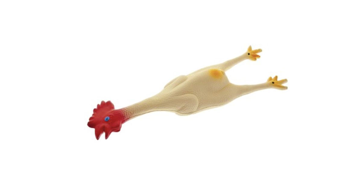 Poulet en latex