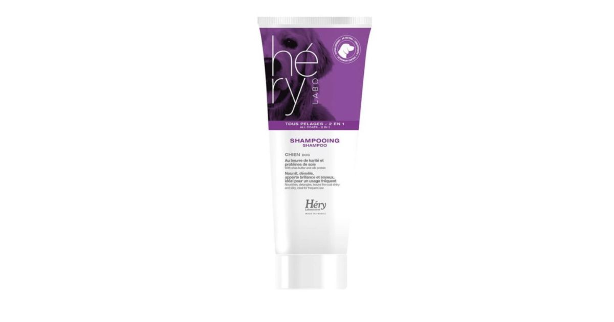 Shampoing Hery 2 en 1 tous pelages