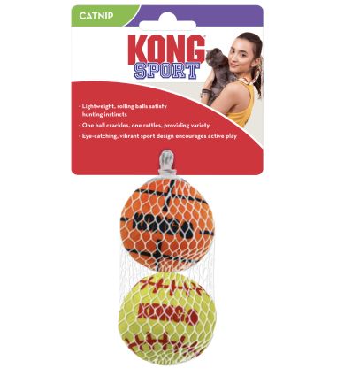 Kong - Sports Ball x2 pour Chat