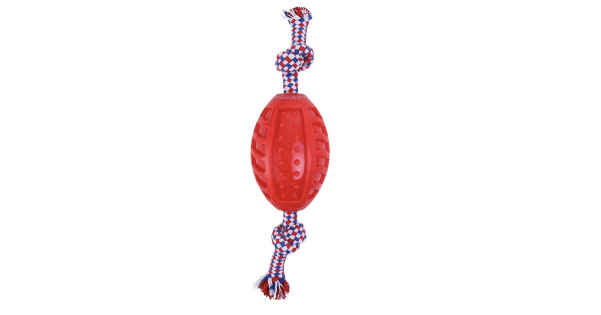 Balle de rugby en TPR avec corde 