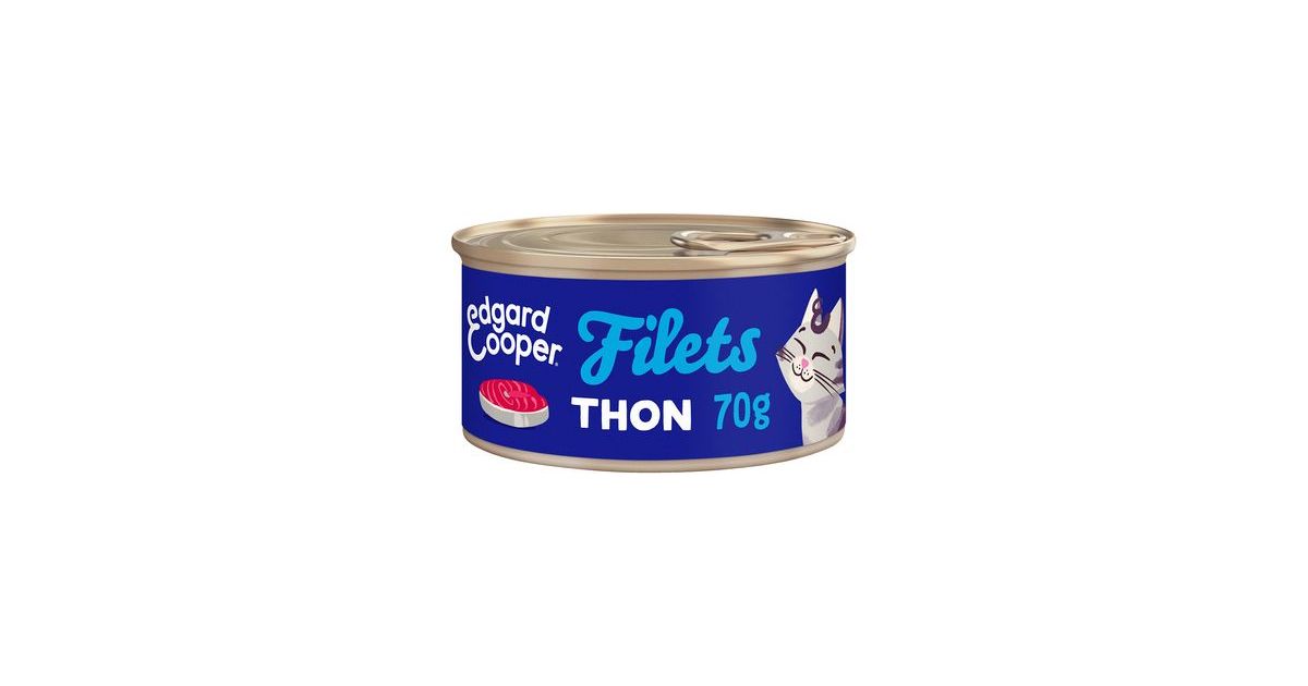 Edgar Cooper - Filets de thon - Chat Adulte