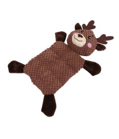Peluche plate de cerf avec squeaker